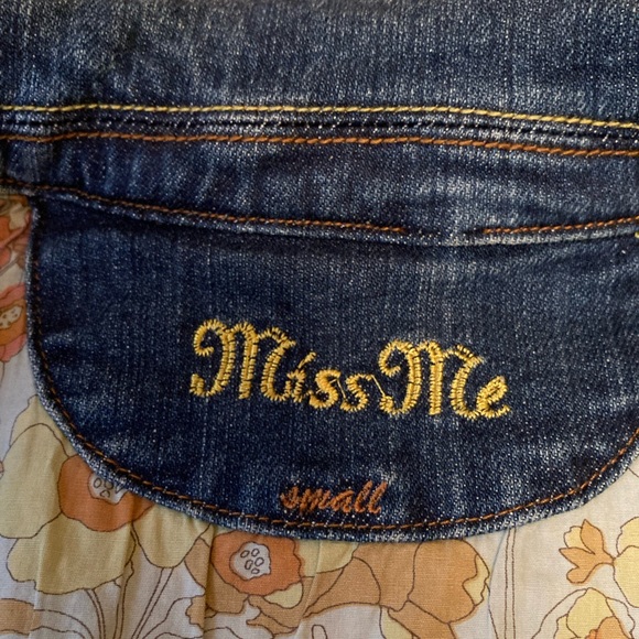 Miss Me Rhinestone Jean Jacket - Picture 9 of 10
